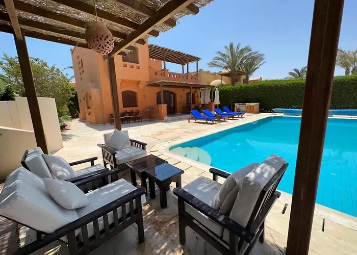 Nayah Stays, Lagoons Beach, Paradise 3 Ensuite With Private Pool El Gouna
